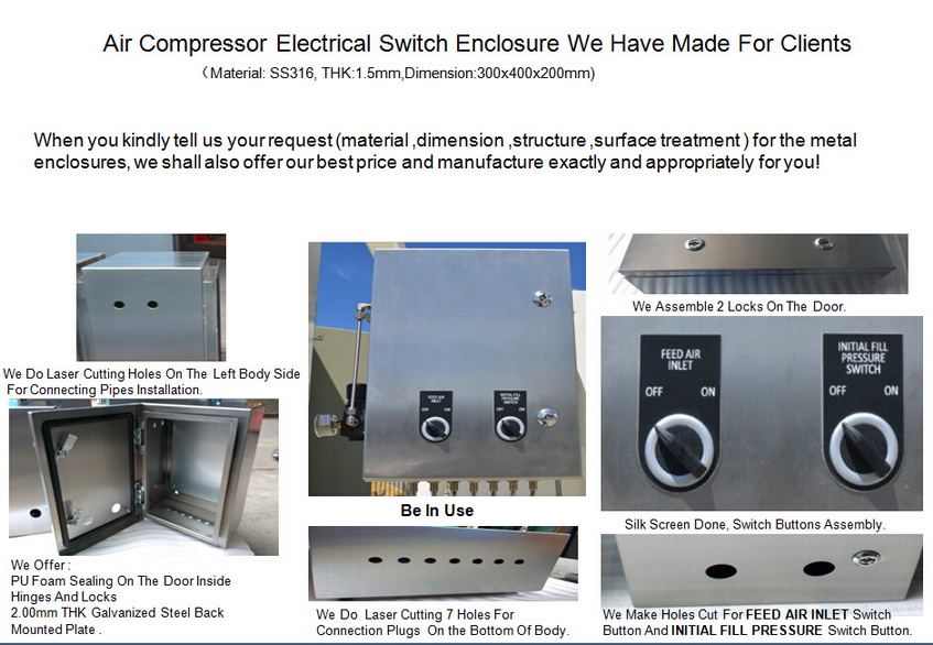 Compressor Systems Control Panel Cabinets