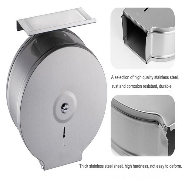 SS304 roll single toilet paper dispenser