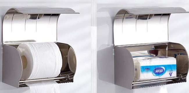 Bathroom stainless steel 304 roll paper dispenser