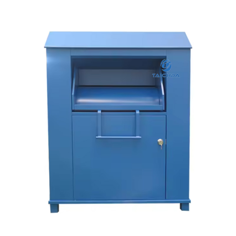 clothing and shoe recycling bin