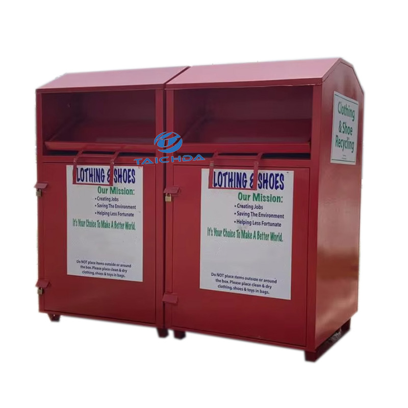 old clothes collection box