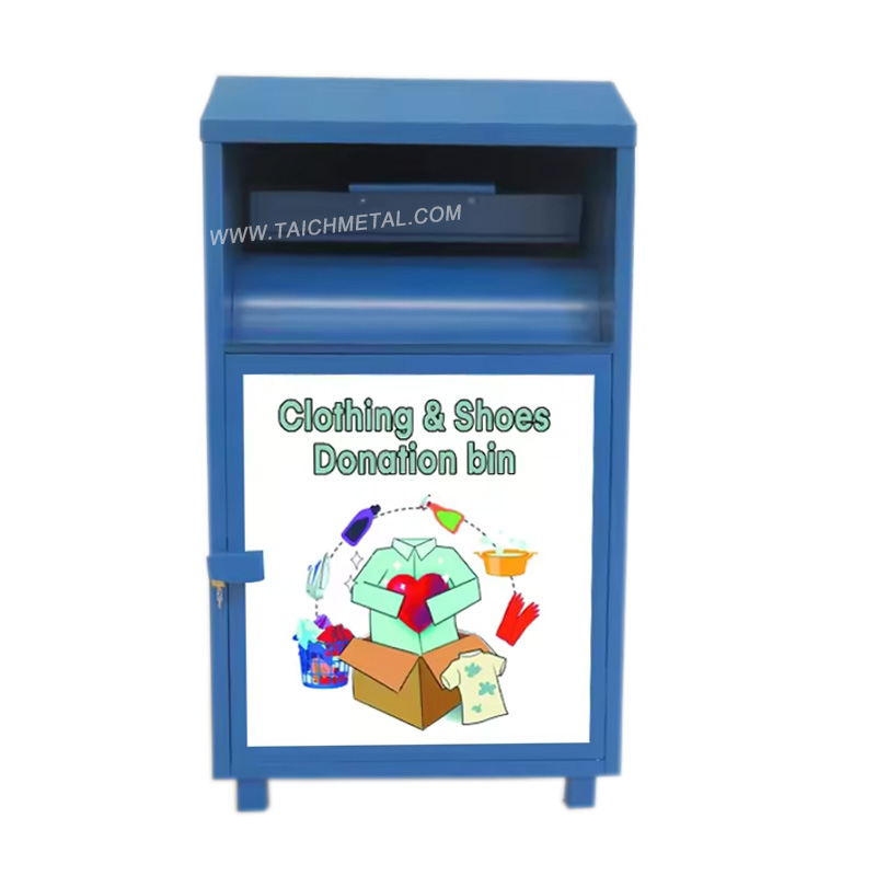 old clothes disposal bins