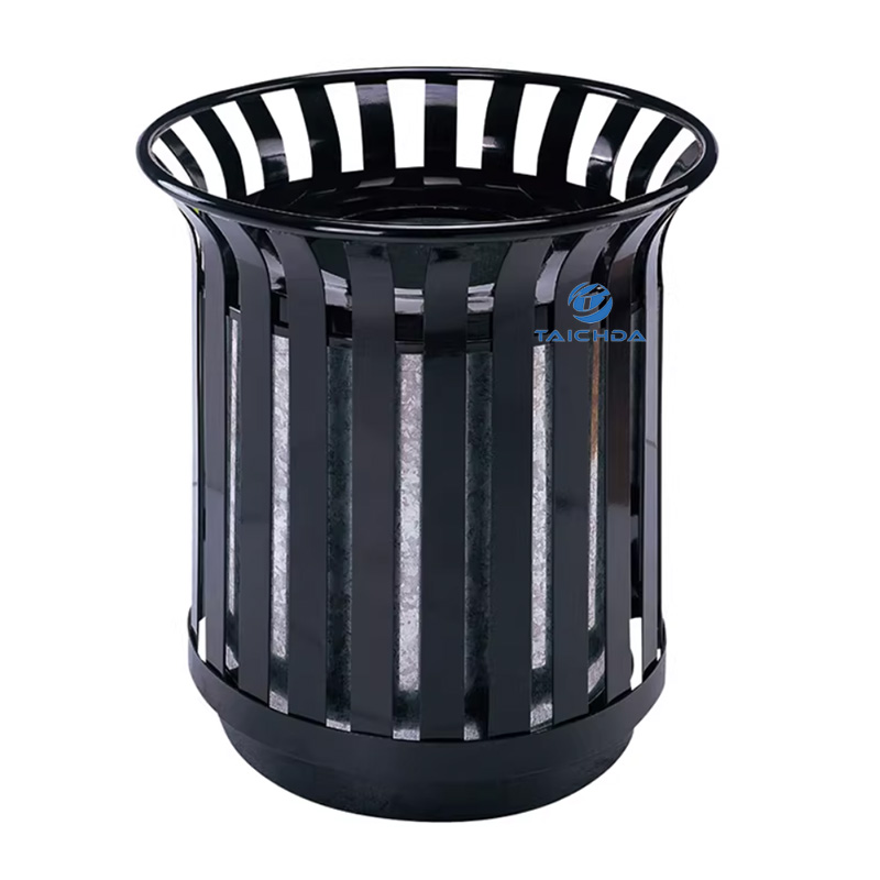 Stainless steel garbage bin