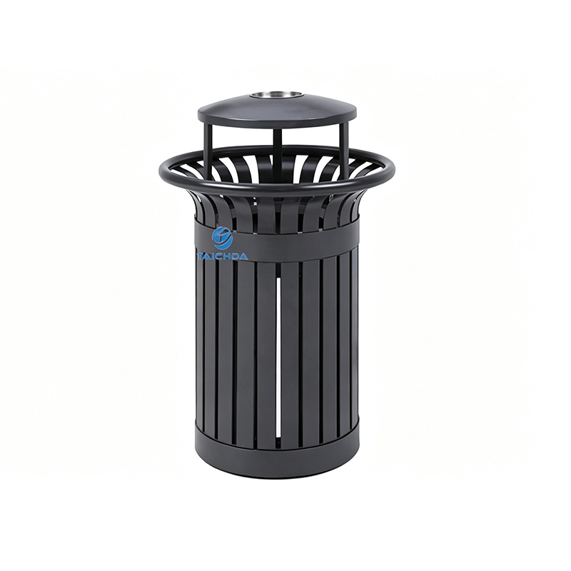 outdoor big trash cans