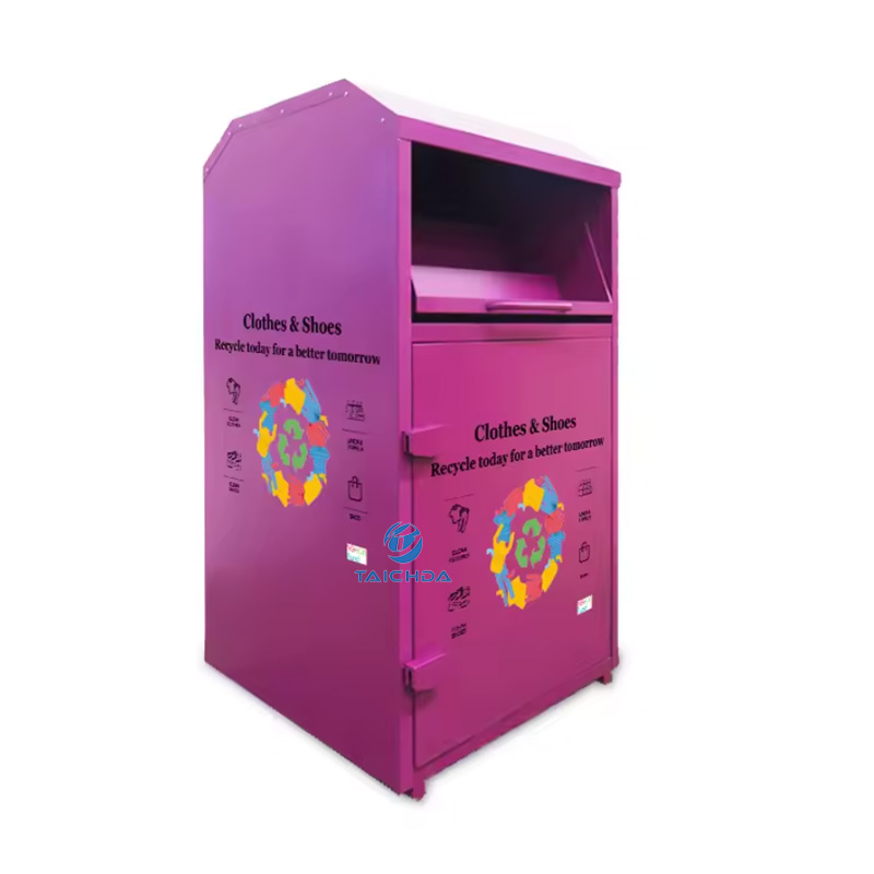 Community  clothing recycling bin