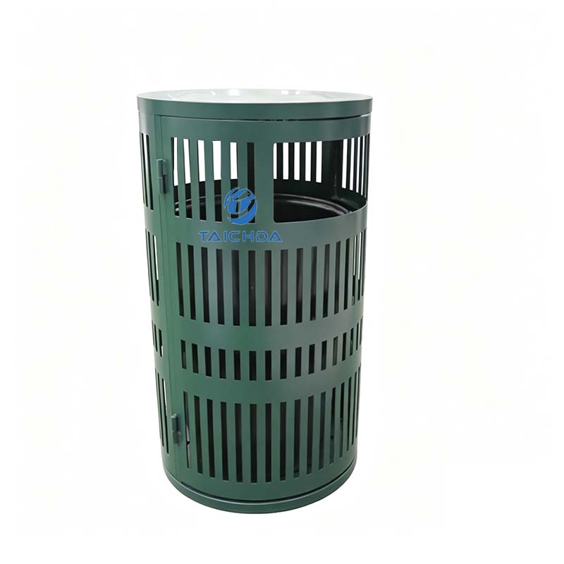 vertical heavy-duty trash can