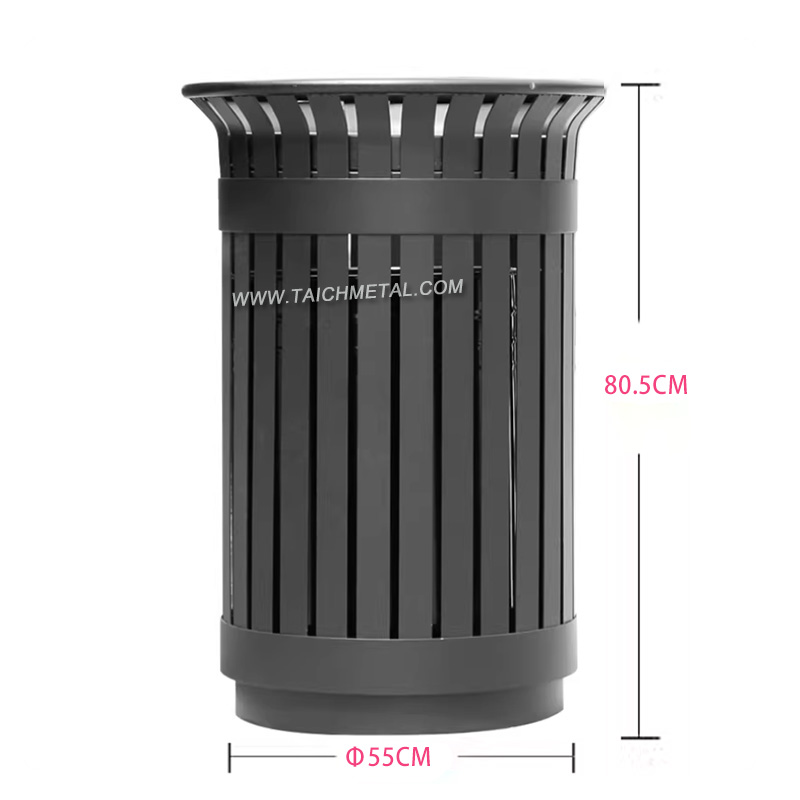 Heavy Duty metal trash bin