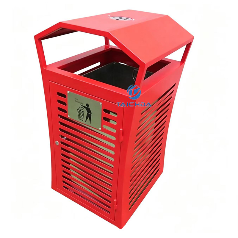 commercial outdoor trash cans