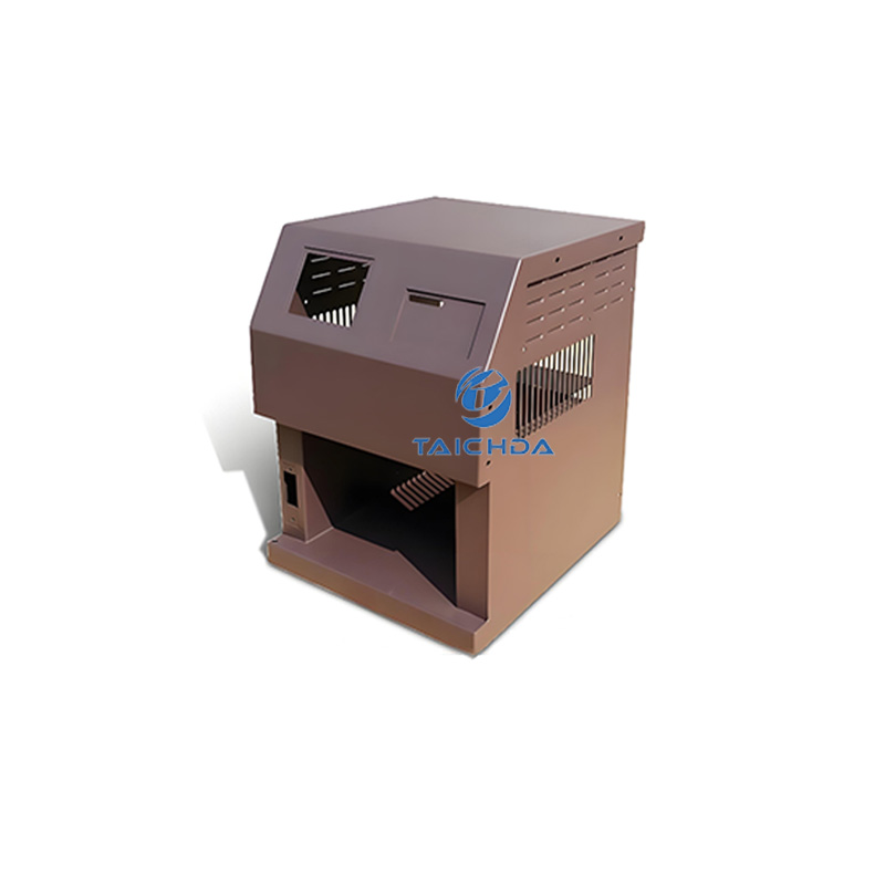 Sheet metal equipment control enclosure